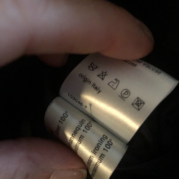 Akris Punto Navy Cotton Blazer with Belt, Vintage - Picture 6 of 7